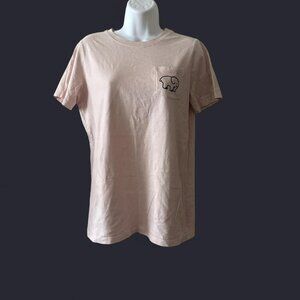 Ivory Ella Women's Pink and Orange T-shirt